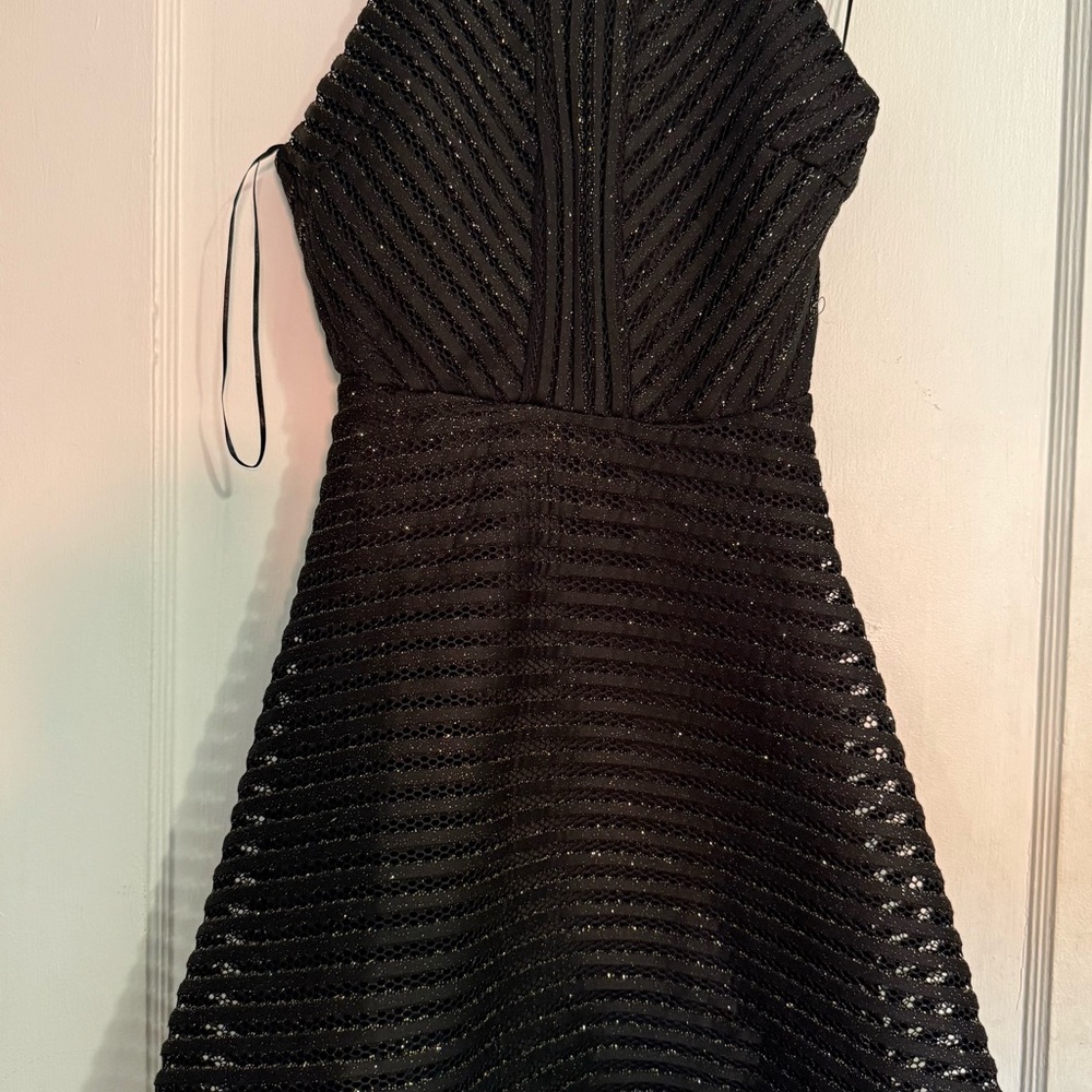 Sienna Sky Black Backless Dress